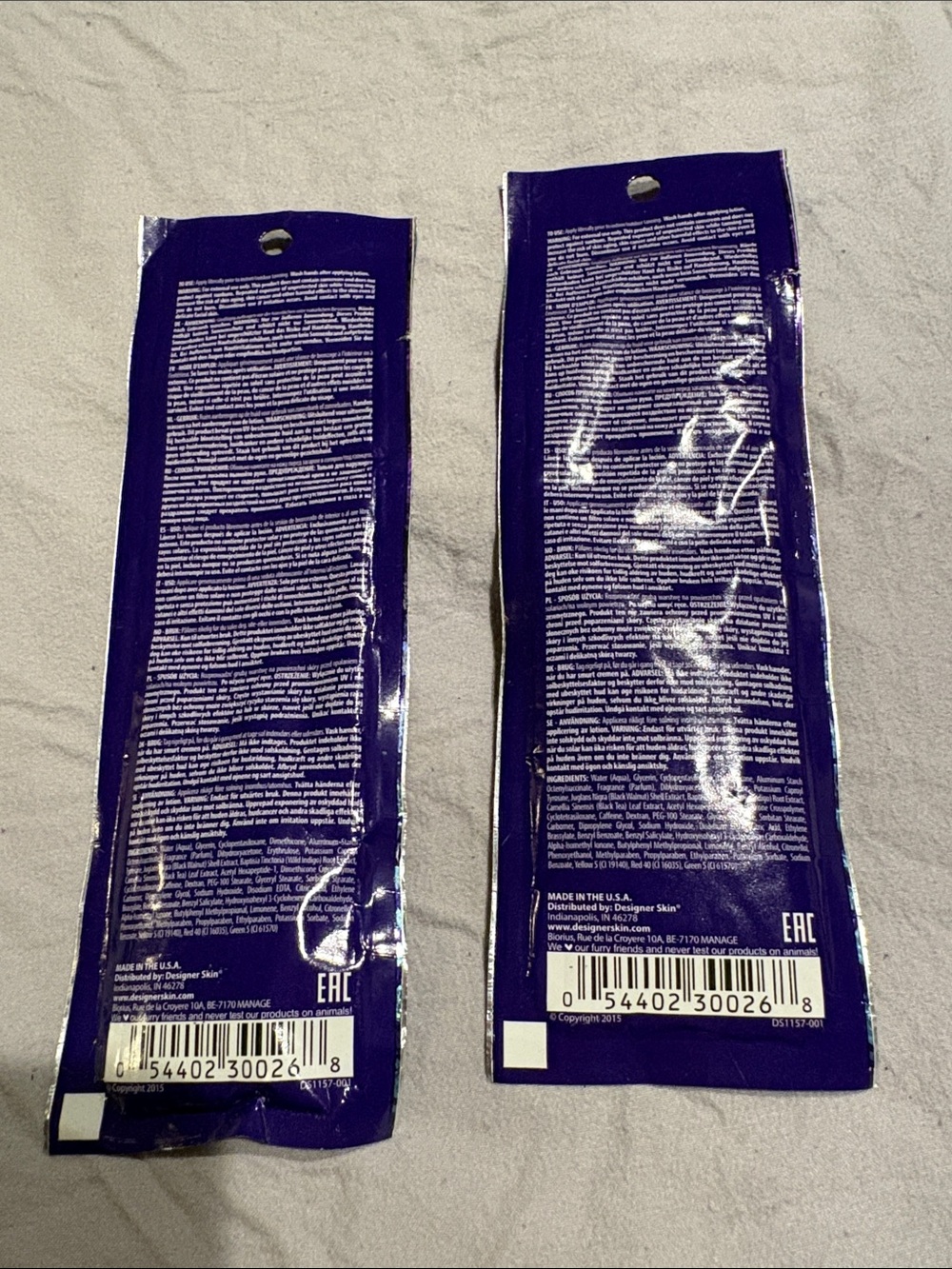 2 Spellbound tanning packet - Picture 2 of 2